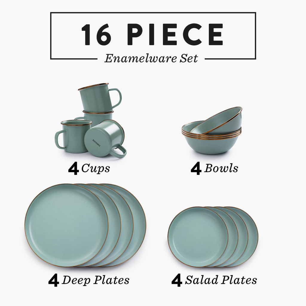 Enamelware Dining Collection - Mint