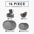 Enamelware Dining Collection - Slate Gray