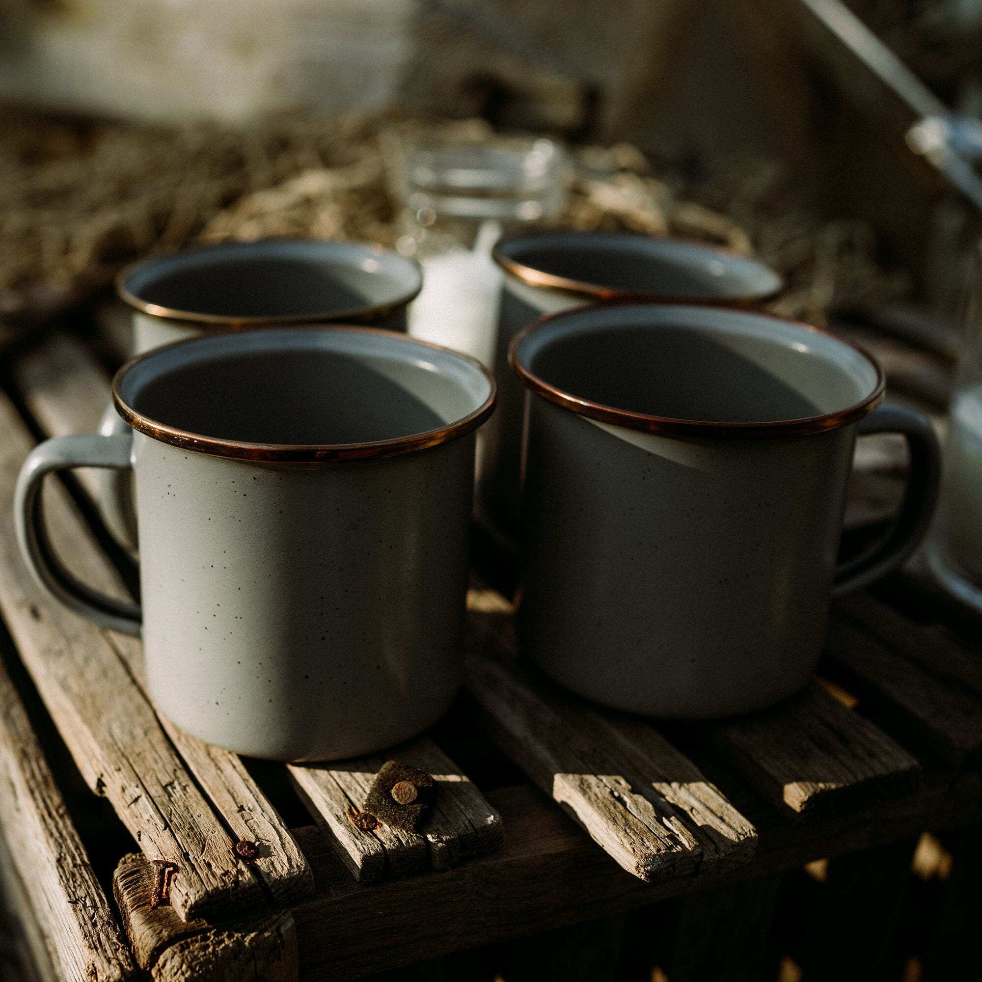 Enamelware Dining Collection - Slate Gray