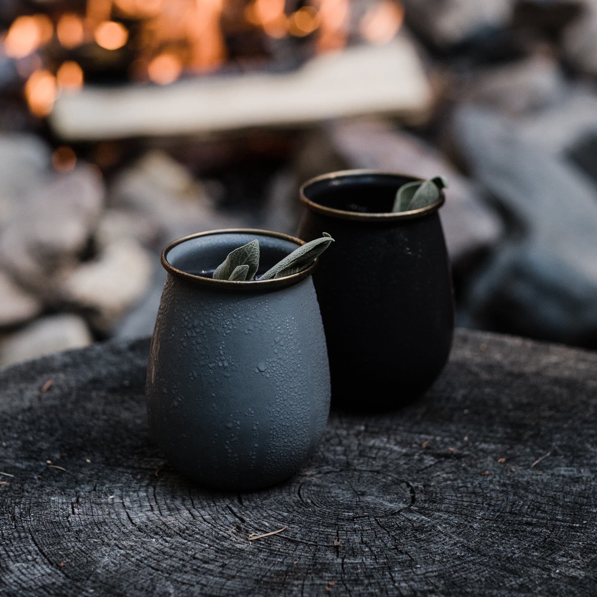 Enamelware Dining Collection - Slate Gray