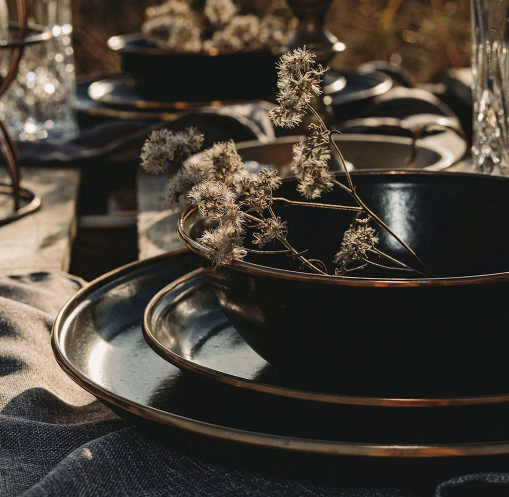 Enamelware Dining Collection - Charcoal