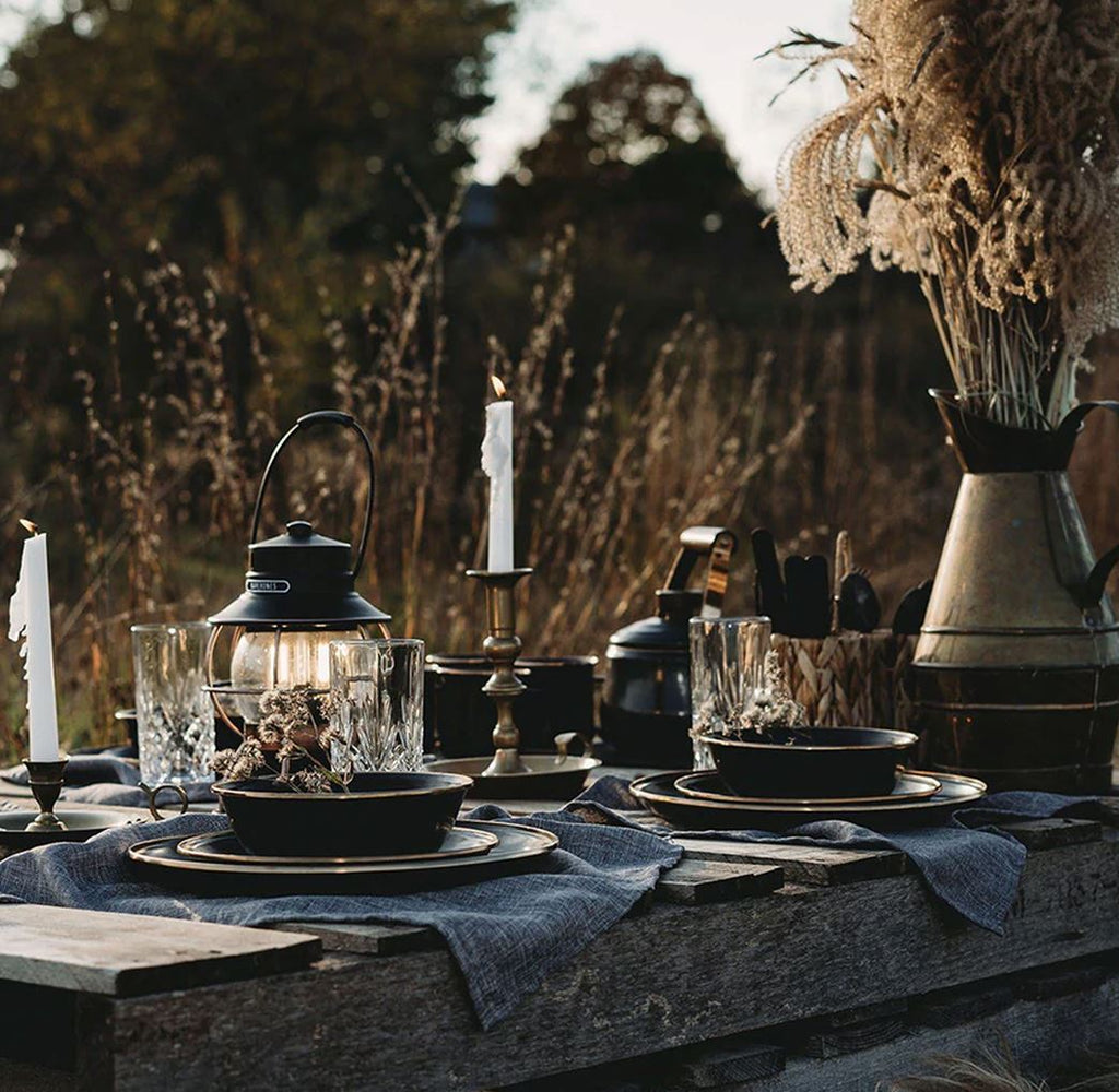 Enamelware Dining Collection - Charcoal