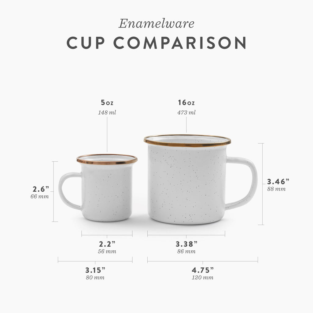 Enamel Espresso Cup Set