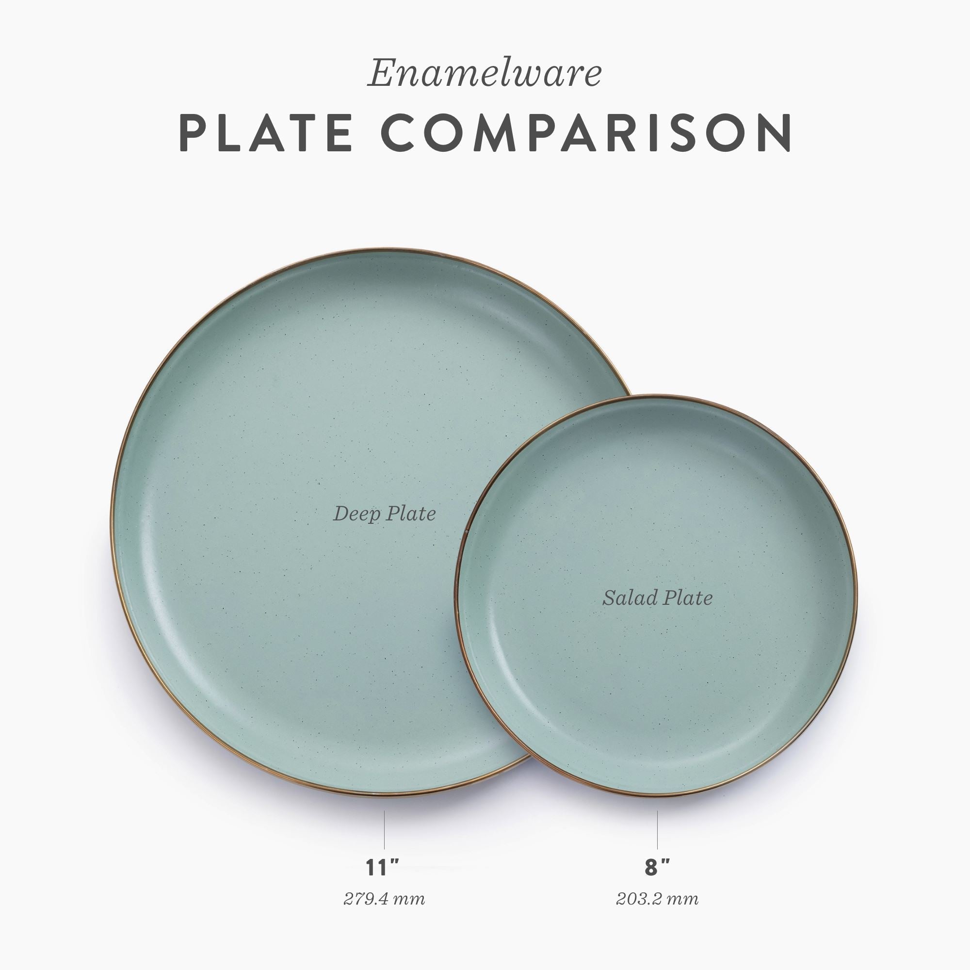 Enamelware Dining Collection - Mint