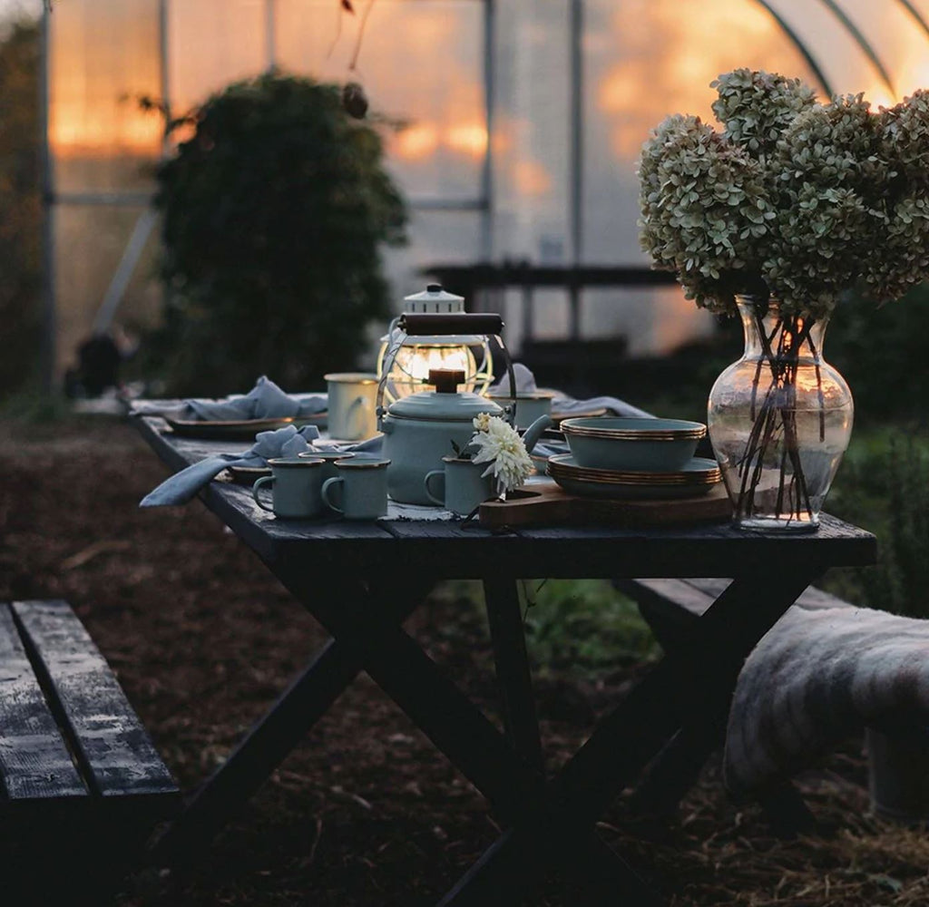 Enamelware Dining Collection - Mint