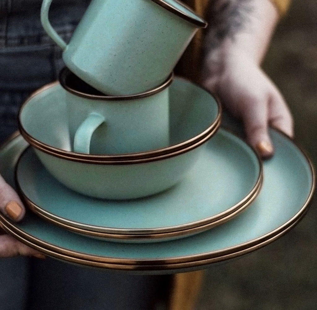 Enamelware Dining Collection - Mint