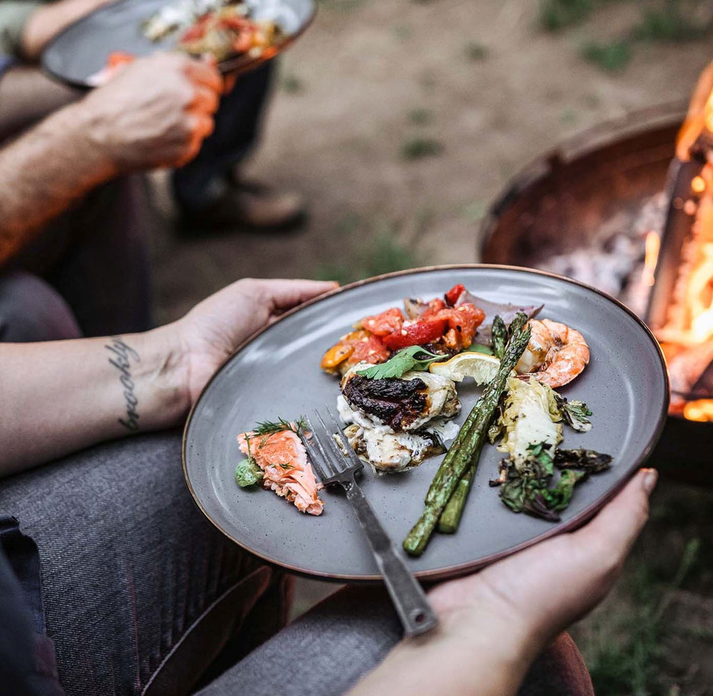 Enamelware Dining Collection - Slate Gray